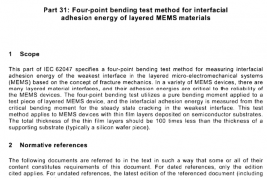 BS IEC 62047-31 pdf free download