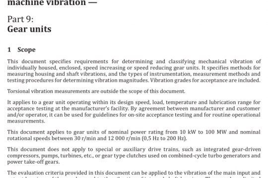 BS ISO 20816-9 pdf free download